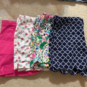 Crown & Ivy Girls Size 14 Shorts Lot Bundle of 4 Pairs